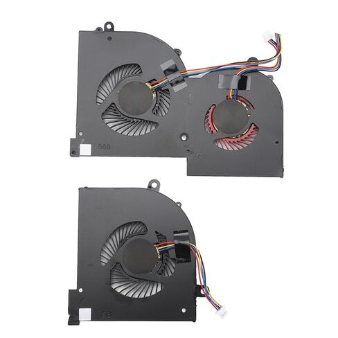 New CPU + GPU Cooling Fan Replacement for GS65, GS65VR P65 MS 16Q4 MS 16Q5 Cooling Fan, Low Noise Efficient Cooling 4 Pin Cooling Fan for (CPU and GPU), Wisoqu9u1xv8y7sm-12 in Saudi Arabia