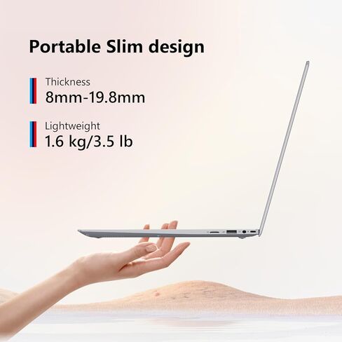 Coolby Laptop Computer, 15.6 inch Laptop with 1080P FHD IPS Display, 16GB RAM/512GB SSD, 6500Y Processor Notebook PC, Support 2.4G/5G Hz WiFi, BT in Saudi Arabia