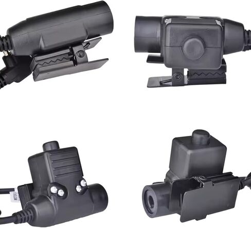 U94 PTT محول عسكري 2 دبوس 7.0 مم قابس ادفع للتحدث لراديو Baofeng ham AR-152 BF-F8HP BF-F9 UV-5R UV-82HP UV-82 UV-5RE UV-6R BF 888S H-777 RT22 كينوود راديو ثنائي الاتجاه in Kuwait