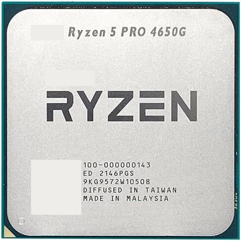 معالج R 5 PRO 4650G R5 3.7 جيجا هرتز Enam Dua Belas Benang 65 واط وحدة المعالجة المركزية L3 = 8 متر 100-000000143 Soket AM4 Tanpa Kipas in Saudi Arabia