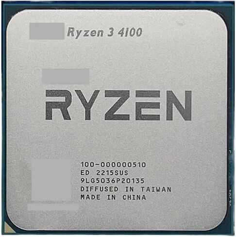 معالج R 3 4100 R3 .8 جيجا هرتز رباعي النواة وحدة المعالجة المركزية 8-خيط 7NM L3 = 8M 100-000000510 Soket AM4 Tanpa Kipas in Saudi Arabia