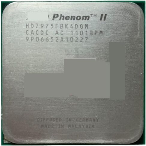 ph II X4 975 (3.6GHz/6MB/4 Cores/Socket AM3/938-pin) HDZ975FBK4DGM Desktop CPU in Saudi Arabia