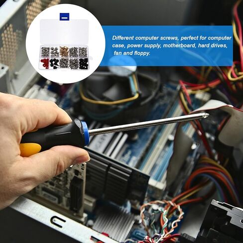 Veemoon 228 قطعة من براغي الكمبيوتر ومجموعة متنوعة من أدوات الكمبيوتر المحمول لتركيب اللوحة الأم وتركيب القرص الصلب والصيانة والتجميع in Saudi Arabia