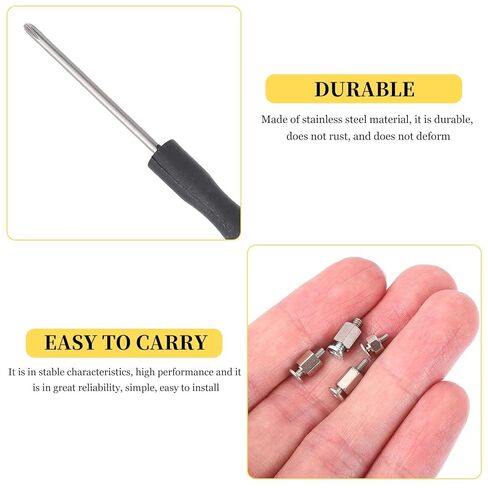 Gadpiparty M.2 SSD Mounting Screws Kit Stainless Steel for Gaming Console and Popular Motherboards Computer Supply Nvme SSD Hard Drive Installation in Kuwait