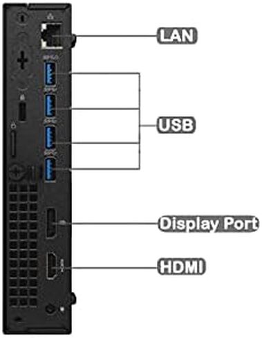 ديل 7040 مايكرو انتل كور i3-6100T 3.20 جيجاهيرتز، 8 جيجا، 500 جيجا اتش دي دي، ويندوز 11 برو (متجدد) in Kuwait