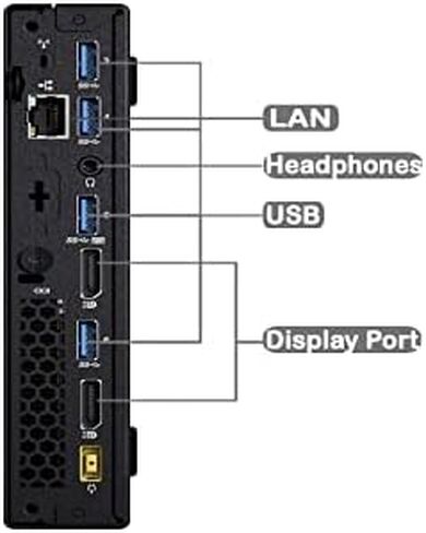 لينوفو ثينك سنتر M710q كمبيوتر مكتبي صغير، انتل كور i5 6500T يصل إلى 3.10 جيجا هرتز، 16 جيجا DDR4، 512 جيجا NVMe SSD+1 تيرابايت SSD، واي فاي، BT، لوحة مفاتيح لاسلكية وماوس ويندوز 11 برو (متجدد) in Kuwait