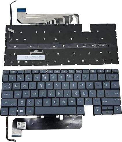 New Keyboard for HP Elite Dragonfly G3 G4 13.5-inch Laptop Backlight US Layout 6037B0226301 N08580-001 SN1A91B1 SG-B1040-XUA (Blue) in Saudi Arabia