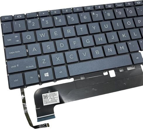 New Keyboard for HP Elite Dragonfly G3 G4 13.5-inch Laptop Backlight US Layout 6037B0226301 N08580-001 SN1A91B1 SG-B1040-XUA (Blue) in Saudi Arabia