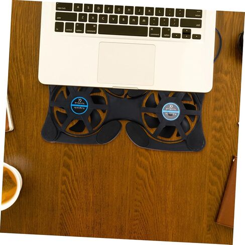 Angoily Laptop Cooler Portable Notebook Stand 2 Fans Large Energy-efficient Cooling Pad in Saudi Arabia