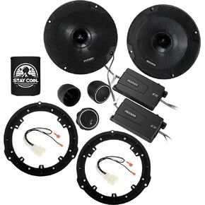 KICKER Speakers 6.5 inch for Ford F-150 2015-2024 Upgrade Kit - Pair of CS Series with Adapters and Harness, Component 6 1/2 Car Audio Rear Door Speaker CSS65, 46CSS654 in Kuwait
