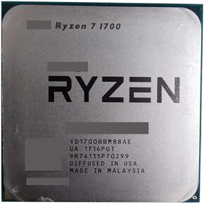 معالج وحدة المعالجة المركزية R 7 1700 R7 3.0 جيجا هرتز ثماني النواة بستة عشر خيط 65 وات YD1700BBM88AE مقبس AM4 in Saudi Arabia
