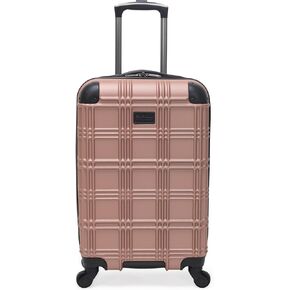 Ben Sherman Nottingham Lightweight Hardside 4-Wheel Spinner Travel Luggage, Rose Gold, 20-Inch Carry On in Saudi Arabia