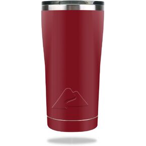 جلد MightySkins متوافق مع Ozark Trail 20 أونصة Tumbler (2017) - عنابي صلب | غطاء تغليف من الفينيل واقٍ ومتين وفريد ​​من نوعه | سهل التطبيق والإزالة وتغيير الأنماط | صنع في الولايات المتحدة الأمريكية in Kuwait