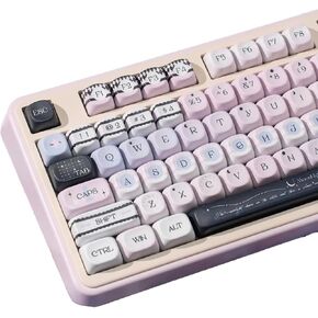 أغطية مفاتيح ماتشا بيضاء خضراء، أغطية مفاتيح لطيفة على شكل أرنب MOA مجموعات أغطية مفاتيح لوحة مفاتيح PBT للتسامي الصبغي لمفاتيح مفاتيح Cherry Gateron MX ولوحات المفاتيح الميكانيكية in Kuwait