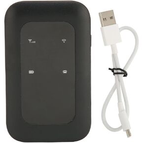4G Portable WiFi Hotspot H806 Ultra Fast Mobile WiFi Router with 2100mAh Battery for Car Business Outdoor Travel Black ABS Plug in Card in Kuwait