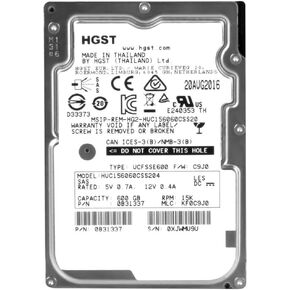 HP HITACHI 600GB 2.5" HDD 15K RPM 12Gb/s EH0600JDYTL HUC156060CSS204 748385-003 (متجدد) in Saudi Arabia