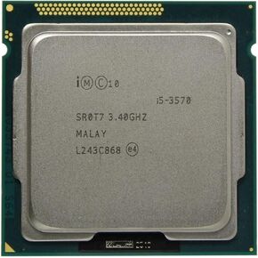 معالج I5 3570 رباعي النواة 3.4 جيجا هرتز L3 = 6 متر 77 واط مقبس LGA 1155 وحدة المعالجة المركزية لسطح المكتب تعمل 2 in Kuwait