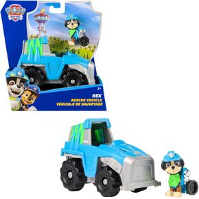 Paw Patrol - REX Figure Oper - شخصية قابلة للتحصيل - مركبة PAW Patrol - البلاستيك المعاد تدويره - سيارة الأطفال - لعبة الأطفال 3 سنوات وما فوق in Kuwait