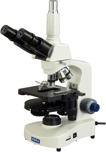 OMAX 40X-2500X Phase Contrast Trinocular Compoud LED Siedentopf Microscope with PLAN Phase Contrast Objectives in Saudi Arabia