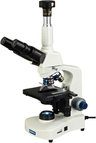 OMAX 40X-2500X Trinocular Compound Siedentopf LED Microscope with 3MP USB Camera in Saudi Arabia