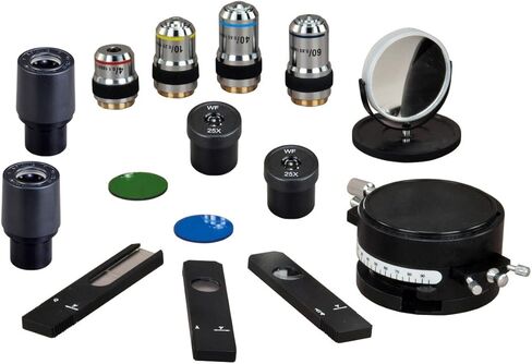 OMAX 40X-1500X مجهر ثلاثي العينيات مستقطب رباعي الأنف + عدسة برتراند مع كاميرا 3 ميجابكسل in Saudi Arabia