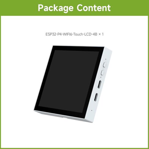 Waveshare ESP32-P4-WIFI6-Touch-LCD-4B(Support External Camera), ESP32-P4 Smart 86 Box, Dual-Core & Single-Core RISC-V, with 4inch 720x720 Pixel 5Point Touch LCD (Without Ethernet Port, RS485, Relays) in Saudi Arabia