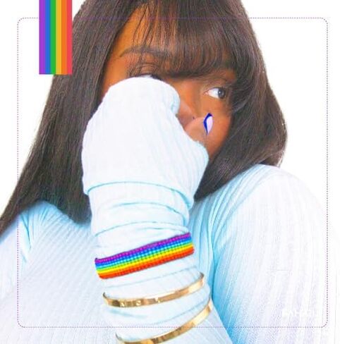 Handmade PRIDE Bracelet - Celebrate Love and Equality | LGBTQ+ Rainbow Pride Flag Jewelry | Gay Lesbian Bisexual Transgender Bracelet | Adjustable Wristband for Women and Men in Kuwait