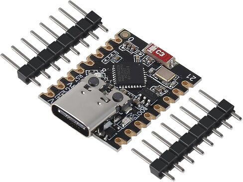 2 قطعة ESP32-C3 مجلس التنمية ESP32 C3 Supermini مجلس التنمية 160 ميجا هرتز تردد التشغيل 2.4 جيجا هرتز واي فاي وبلوتوث 5.0 ل Raspberry Pi in Kuwait