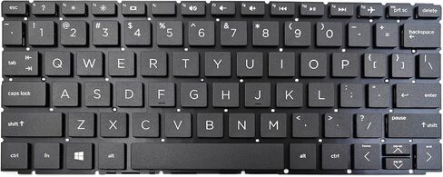 لوحة مفاتيح بديلة لـ HP Pavilion X360 11-AP 11M-AP 11-AP0014NR 11M-AP0013DX 11M-AP0023DX 11M-AP0033DX 11-AD 11-AD010CA 11-AD018CA 11-AD051NR 11M-AD013DX 11M-AD113DX كمبيوتر محمول الولايات المتحدة in Kuwait
