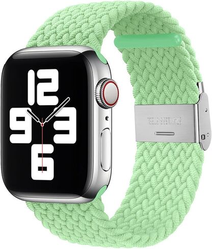 راتنج فاخر متوافق مع سوار ساعة Apple - بيرما خفيف الوزن متوافق مع أحزمة ساعة Apple للنساء والرجال، أساور iWatch Bands Solace Bands لـ 38 مم 40 مم 41 مم 42 مم 44 مم 45 مم 49 مم الترا، SE، السلسلة 8 7 6 5 4 3 2 1 in Kuwait