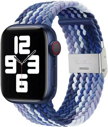 راتنج فاخر متوافق مع سوار ساعة Apple - بيرما خفيف الوزن متوافق مع أحزمة ساعة Apple للنساء والرجال، أساور iWatch Bands Solace Bands لـ 38 مم 40 مم 41 مم 42 مم 44 مم 45 مم 49 مم الترا، SE، السلسلة 8 7 6 5 4 3 2 1 in Kuwait