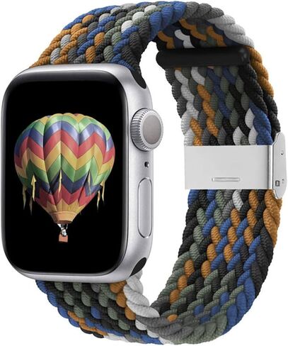راتنج فاخر متوافق مع سوار ساعة Apple - بيرما خفيف الوزن متوافق مع أحزمة ساعة Apple للنساء والرجال، أساور iWatch Bands Solace Bands لـ 38 مم 40 مم 41 مم 42 مم 44 مم 45 مم 49 مم الترا، SE، السلسلة 8 7 6 5 4 3 2 1 in Kuwait