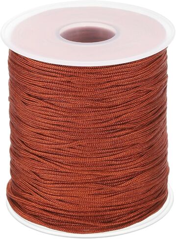 uxcell Braided Lift Shade Cord, 1.5mm 164 Yards Roman Shades Cord Braided Nylon Cord String Necklace Bracelet String Cord for Roman Blind Shade Rollers DIY Craft, White in Saudi Arabia