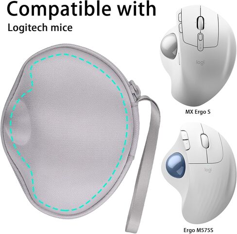 co2CREA Hard Case for Logitech G515 / G915 TKL Keyboard and Logitech MX Ergo S/MX Ergo Trackball Mouse in Saudi Arabia