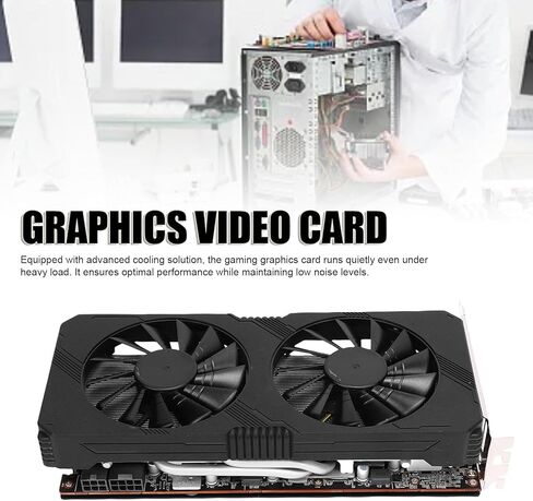 بطاقة رسومات GDDR6 بسعة 8 جيجابايت، بطاقة فيديو للألعاب 256 بت PCI Express 4.0 X16 مع ساعة تعزيز 1770 ميجاهرتز وتبريد متقدم، لألعاب الكمبيوتر المكتبي وإنشاء المحتوى in Kuwait
