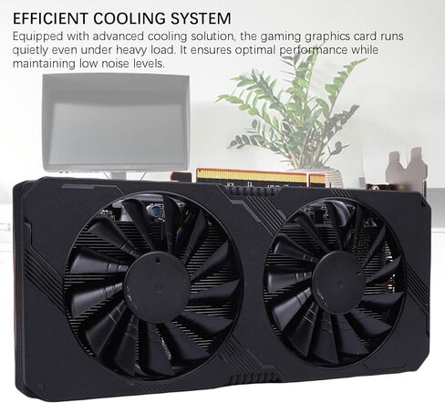 بطاقة رسومات GDDR6 بسعة 8 جيجابايت، بطاقة فيديو للألعاب 256 بت PCI Express 4.0 X16 مع ساعة تعزيز 1770 ميجاهرتز وتبريد متقدم، لألعاب الكمبيوتر المكتبي وإنشاء المحتوى in Kuwait