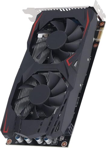 VBESTLIFE 550TI 4GB Graphics Card, DDR5 128 Bit GPU, PCIE 1.1 X16 Gaming Video Card, Desktop Computer Graphics with HDMI, DVI, VGA Ports in Saudi Arabia