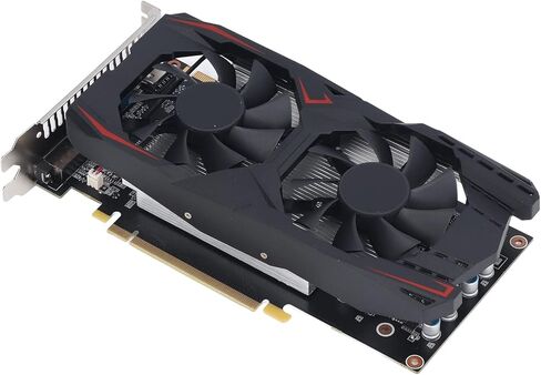 VBESTLIFE 550TI 4GB Graphics Card, DDR5 128 Bit GPU, PCIE 1.1 X16 Gaming Video Card, Desktop Computer Graphics with HDMI, DVI, VGA Ports in Saudi Arabia