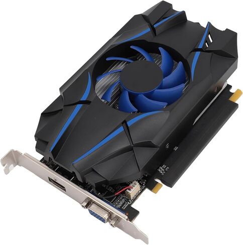 بطاقة رسومات VBESTLIFE GT 1030 سعة 2 جيجابايت، وحدة معالجة الرسومات DDR5 64 بت، بطاقة فيديو للألعاب PCIE 2.0 16X، رسومات كمبيوتر مكتبي مع HDMI ومنافذ VGA in Saudi Arabia
