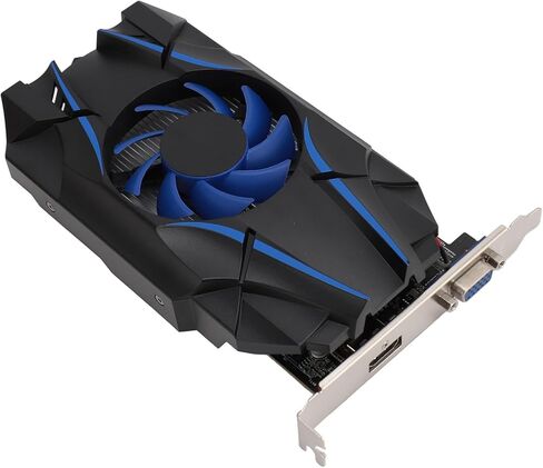 بطاقة رسومات VBESTLIFE GT 1030 سعة 2 جيجابايت، وحدة معالجة الرسومات DDR5 64 بت، بطاقة فيديو للألعاب PCIE 2.0 16X، رسومات كمبيوتر مكتبي مع HDMI ومنافذ VGA in Saudi Arabia