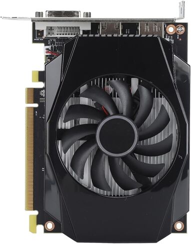 VBESTLIFE RX550 4GB Graphics Card, GDDR5 128 Bit GPU, PCIE 3.0 x8 Gaming Video Card, Desktop Computer Graphics with HDMI, DVI D, DP Ports in Saudi Arabia