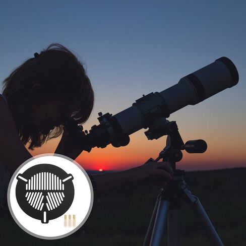 Kisangel Metal Bahtinov Focus Mask Aluminum Alloy Telescope Accessory with 60mm Aperture Suitable for Astronomical Observing and Advanced Celestial Photography in Saudi Arabia