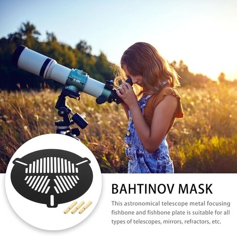 Kisangel Metal Bahtinov Focus Mask Aluminum Alloy Telescope Accessory with 60mm Aperture Suitable for Astronomical Observing and Advanced Celestial Photography in Saudi Arabia