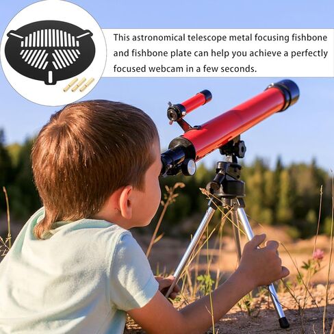 Kisangel Metal Bahtinov Focus Mask Aluminum Alloy Telescope Accessory with 60mm Aperture Suitable for Astronomical Observing and Advanced Celestial Photography in Saudi Arabia