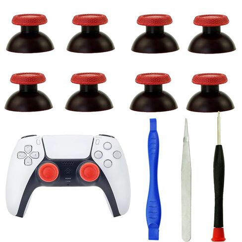 CDHKOZ 8PCS Replacement Analog Joystick Thumb Sticks Thumbstick for Playstation 5 PS5 Controller, with Screwdriver Repair Tool (Pink) in Saudi Arabia