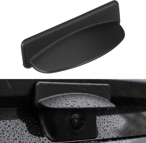 Car Rear View Camera Rain Cover, Backup Camera Rain Shield, Silicone Adhesive Reversing Cameras Protection, Rains Guard for Cars Vehicle Reversing Cams(Black) in Kuwait