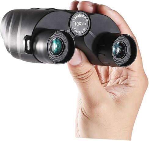 10x25 Night Vision Binoculars Lightweight Waterproof for Adults Compact High Definition Optical Telescope for Bird Watching Camping Hiking Exploration in Saudi Arabia
