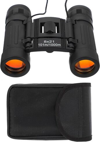 8x21 Compact Folding Binoculars Lightweight Pocket Binoculars for Travel and Outdoor Bird Watching with Night Vision Suitable for Concerts and Hiking in Saudi Arabia