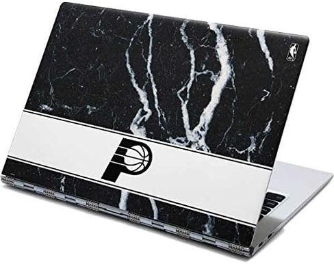 Skinit Decal Laptop Skin Compatible with Yoga 910 2-in-1 14in Touch-Screen - Officially Licensed NBA Indiana Pacers Marble Design in Saudi Arabia