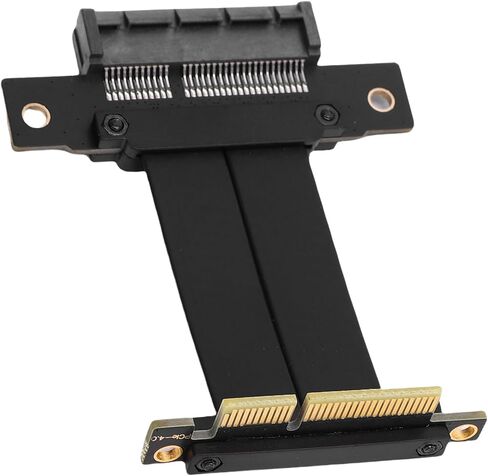 كابل تمديد EBTOOLS PCIe 4.0 X4، كابل تمديد GPU عالي السرعة 8 جيجابت في الثانية مع تصميم 180 درجة ومضاد EMI، لبطاقة صوت RTX 40/30 Series RX7000/RX6000 Series M.2 WiFi (5 سم) in Saudi Arabia